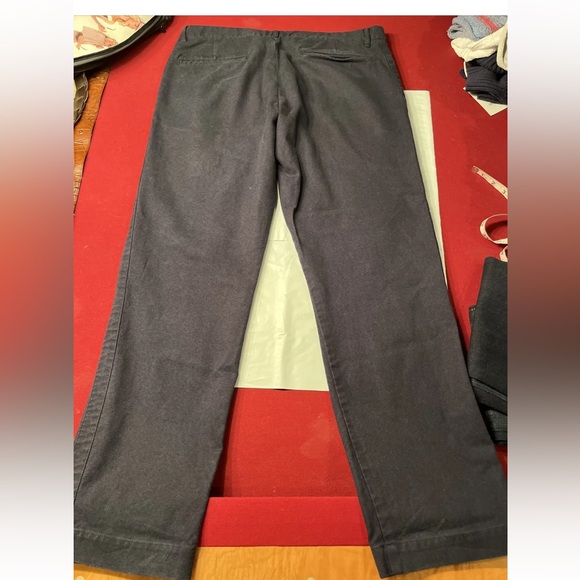 GRAYERS 34 blue PANTS CHINOS FLAT FRONT Cotton BLEND stretchy Soft mens chino 34 - Picture 10 of 11